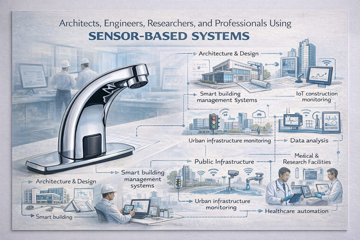 Architects, engineers, researchers, and professionals using sensor-based systems