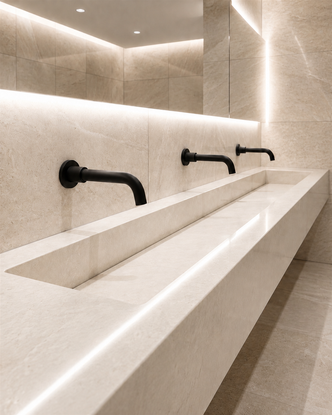 Fontana premium touchless commercial faucet
