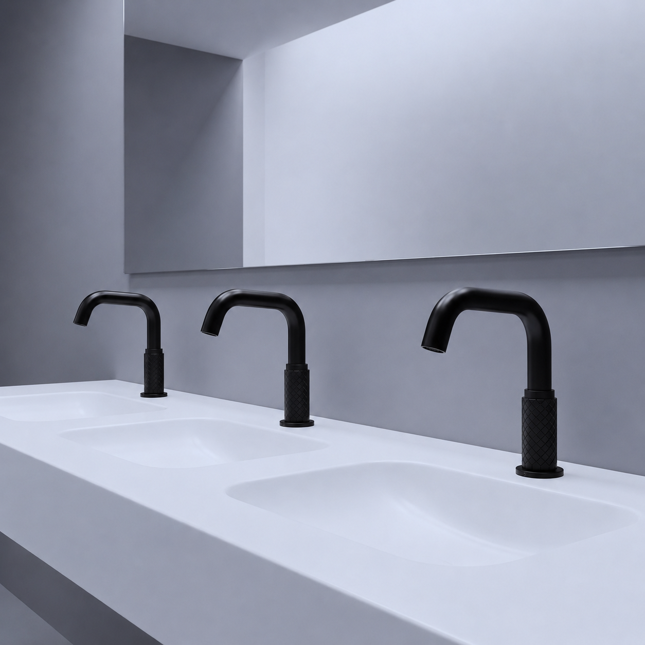 Commercial Time-of-Flight touchless faucet systems