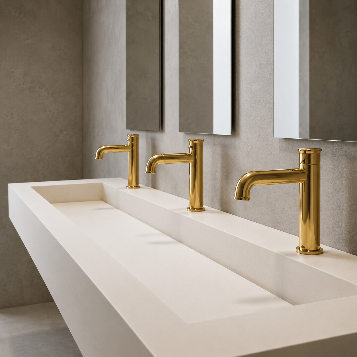 Fontana brushed nickel commercial automatic faucet with hands-free sensor activation